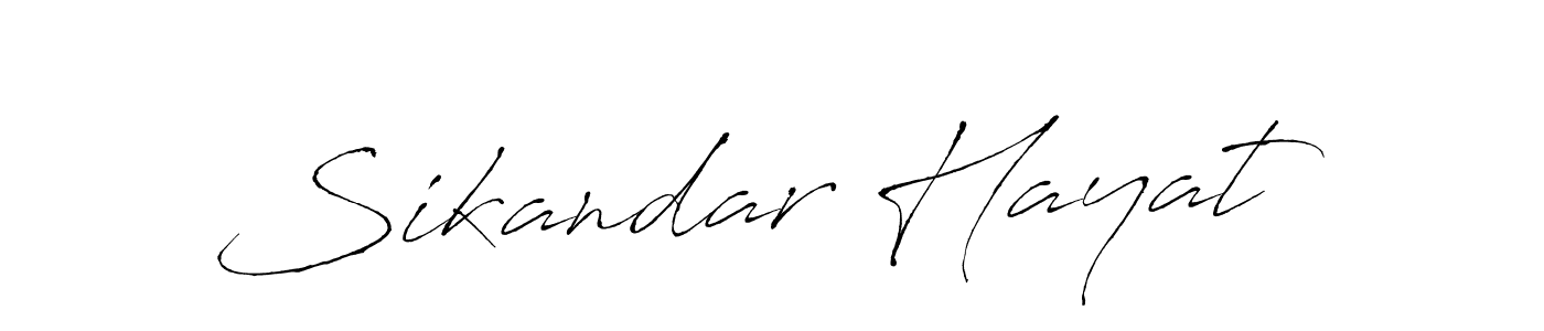 You can use this online signature creator to create a handwritten signature for the name Sikandar Hayat. This is the best online autograph maker. Sikandar Hayat signature style 6 images and pictures png