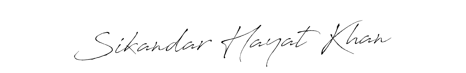 The best way (Antro_Vectra) to make a short signature is to pick only two or three words in your name. The name Sikandar Hayat Khan include a total of six letters. For converting this name. Sikandar Hayat Khan signature style 6 images and pictures png