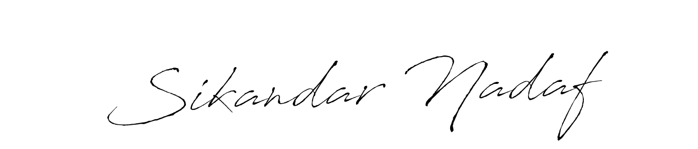 Make a beautiful signature design for name Sikandar Nadaf. Use this online signature maker to create a handwritten signature for free. Sikandar Nadaf signature style 6 images and pictures png