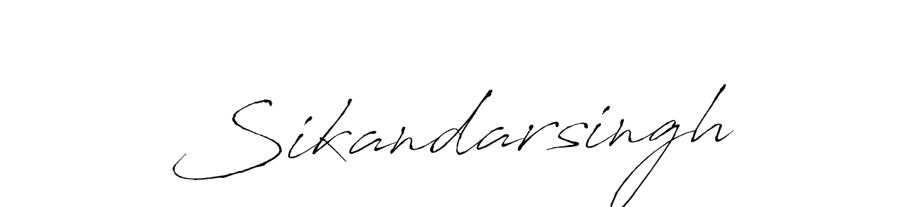 It looks lik you need a new signature style for name Sikandarsingh. Design unique handwritten (Antro_Vectra) signature with our free signature maker in just a few clicks. Sikandarsingh signature style 6 images and pictures png