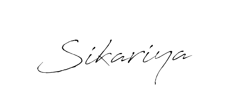 Also we have Sikariya name is the best signature style. Create professional handwritten signature collection using Antro_Vectra autograph style. Sikariya signature style 6 images and pictures png