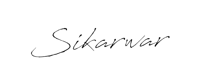 Make a beautiful signature design for name Sikarwar. With this signature (Antro_Vectra) style, you can create a handwritten signature for free. Sikarwar signature style 6 images and pictures png