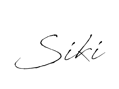 Siki stylish signature style. Best Handwritten Sign (Antro_Vectra) for my name. Handwritten Signature Collection Ideas for my name Siki. Siki signature style 6 images and pictures png