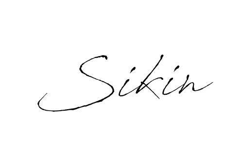 Once you've used our free online signature maker to create your best signature Antro_Vectra style, it's time to enjoy all of the benefits that Sikin name signing documents. Sikin signature style 6 images and pictures png