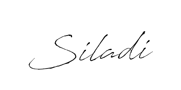 Also we have Siladi name is the best signature style. Create professional handwritten signature collection using Antro_Vectra autograph style. Siladi signature style 6 images and pictures png