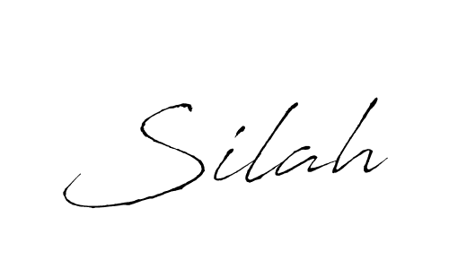 Make a beautiful signature design for name Silah. With this signature (Antro_Vectra) style, you can create a handwritten signature for free. Silah signature style 6 images and pictures png