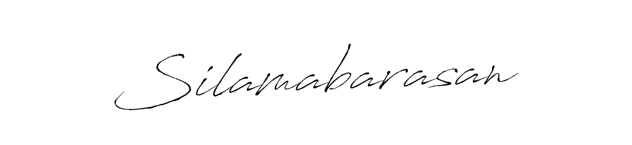 Create a beautiful signature design for name Silamabarasan. With this signature (Antro_Vectra) fonts, you can make a handwritten signature for free. Silamabarasan signature style 6 images and pictures png