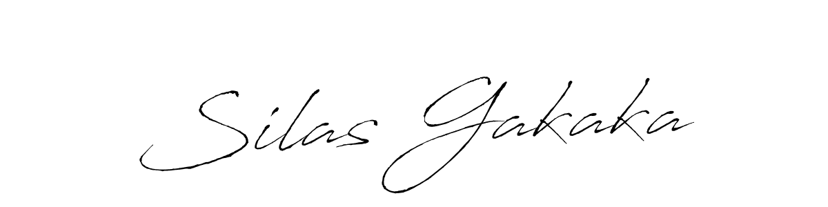 How to make Silas Gakaka name signature. Use Antro_Vectra style for creating short signs online. This is the latest handwritten sign. Silas Gakaka signature style 6 images and pictures png