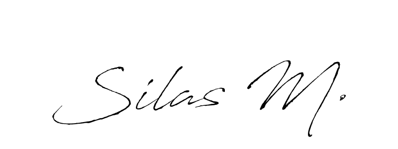 Silas M. stylish signature style. Best Handwritten Sign (Antro_Vectra) for my name. Handwritten Signature Collection Ideas for my name Silas M.. Silas M. signature style 6 images and pictures png