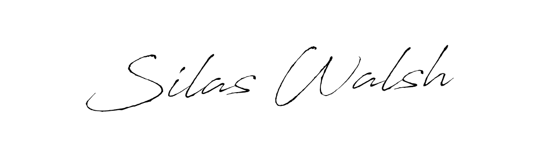 Design your own signature with our free online signature maker. With this signature software, you can create a handwritten (Antro_Vectra) signature for name Silas Walsh. Silas Walsh signature style 6 images and pictures png