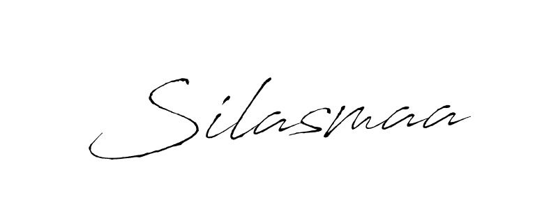 You should practise on your own different ways (Antro_Vectra) to write your name (Silasmaa) in signature. don't let someone else do it for you. Silasmaa signature style 6 images and pictures png