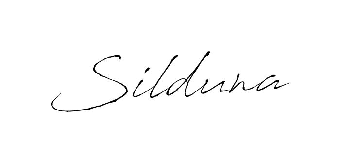 Silduna stylish signature style. Best Handwritten Sign (Antro_Vectra) for my name. Handwritten Signature Collection Ideas for my name Silduna. Silduna signature style 6 images and pictures png