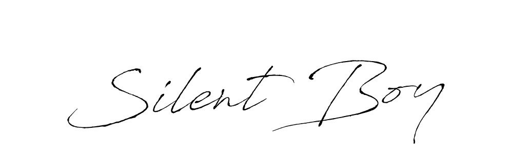 You should practise on your own different ways (Antro_Vectra) to write your name (Silent Boy) in signature. don't let someone else do it for you. Silent Boy signature style 6 images and pictures png