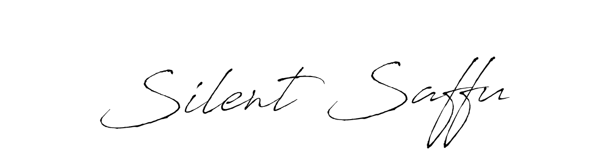 Create a beautiful signature design for name Silent Saffu. With this signature (Antro_Vectra) fonts, you can make a handwritten signature for free. Silent Saffu signature style 6 images and pictures png