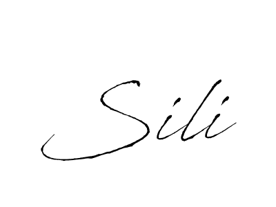 The best way (Antro_Vectra) to make a short signature is to pick only two or three words in your name. The name Sili include a total of six letters. For converting this name. Sili signature style 6 images and pictures png