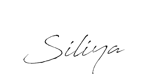 How to make Siliya signature? Antro_Vectra is a professional autograph style. Create handwritten signature for Siliya name. Siliya signature style 6 images and pictures png