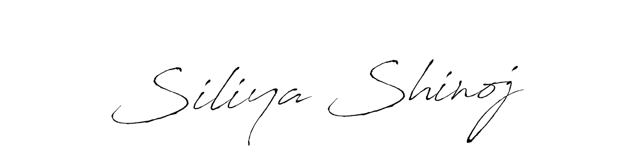 Use a signature maker to create a handwritten signature online. With this signature software, you can design (Antro_Vectra) your own signature for name Siliya Shinoj. Siliya Shinoj signature style 6 images and pictures png