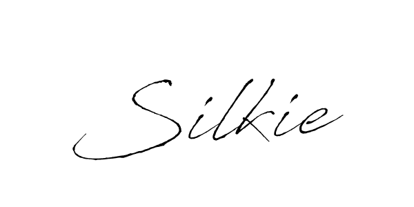 Create a beautiful signature design for name Silkie. With this signature (Antro_Vectra) fonts, you can make a handwritten signature for free. Silkie signature style 6 images and pictures png