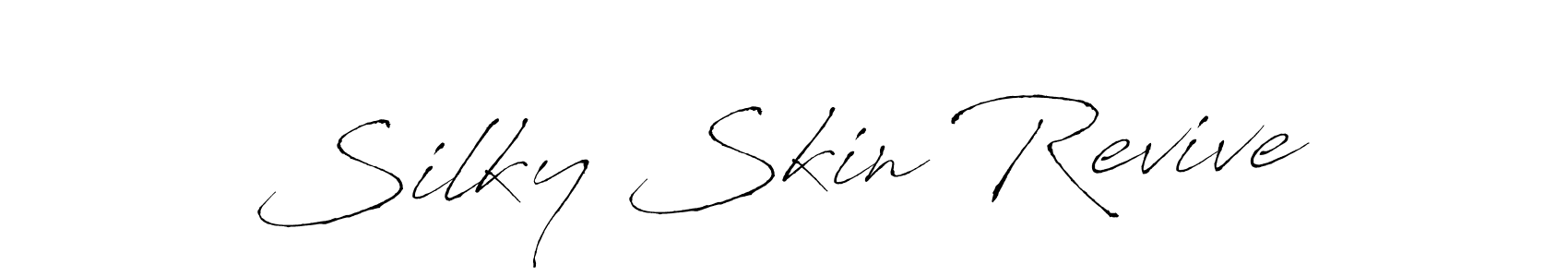 Design your own signature with our free online signature maker. With this signature software, you can create a handwritten (Antro_Vectra) signature for name Silky Skin Revive. Silky Skin Revive signature style 6 images and pictures png