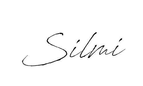You should practise on your own different ways (Antro_Vectra) to write your name (Silmi) in signature. don't let someone else do it for you. Silmi signature style 6 images and pictures png