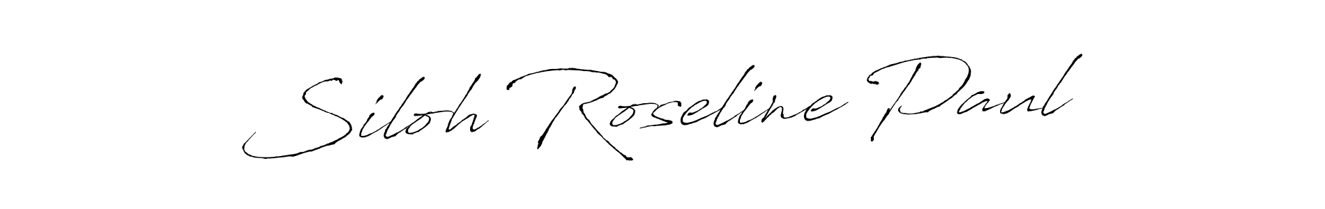 How to make Siloh Roseline Paul signature? Antro_Vectra is a professional autograph style. Create handwritten signature for Siloh Roseline Paul name. Siloh Roseline Paul signature style 6 images and pictures png