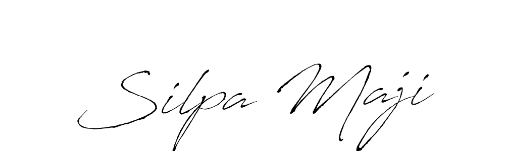 The best way (Antro_Vectra) to make a short signature is to pick only two or three words in your name. The name Silpa Maji include a total of six letters. For converting this name. Silpa Maji signature style 6 images and pictures png
