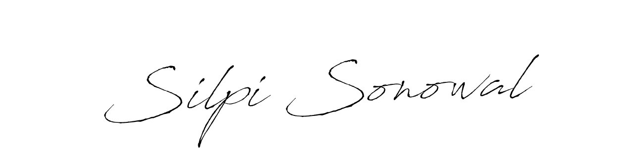 It looks lik you need a new signature style for name Silpi Sonowal. Design unique handwritten (Antro_Vectra) signature with our free signature maker in just a few clicks. Silpi Sonowal signature style 6 images and pictures png