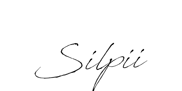 Silpii stylish signature style. Best Handwritten Sign (Antro_Vectra) for my name. Handwritten Signature Collection Ideas for my name Silpii. Silpii signature style 6 images and pictures png