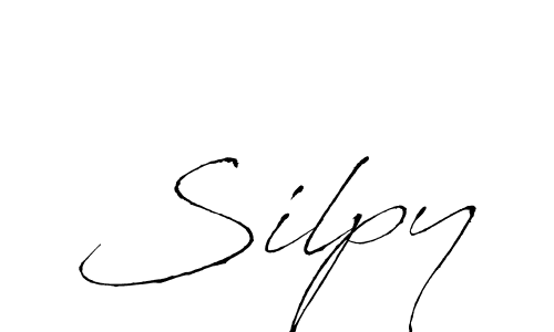 Make a beautiful signature design for name Silpy. With this signature (Antro_Vectra) style, you can create a handwritten signature for free. Silpy signature style 6 images and pictures png