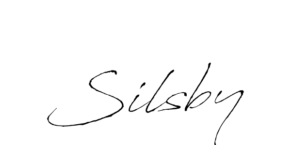 How to make Silsby name signature. Use Antro_Vectra style for creating short signs online. This is the latest handwritten sign. Silsby signature style 6 images and pictures png