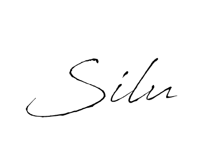 Similarly Antro_Vectra is the best handwritten signature design. Signature creator online .You can use it as an online autograph creator for name Silu. Silu signature style 6 images and pictures png