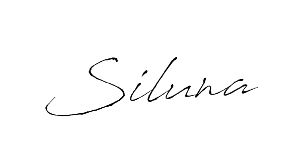 Make a beautiful signature design for name Siluna. Use this online signature maker to create a handwritten signature for free. Siluna signature style 6 images and pictures png