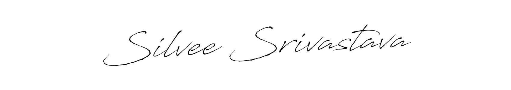 Design your own signature with our free online signature maker. With this signature software, you can create a handwritten (Antro_Vectra) signature for name Silvee Srivastava. Silvee Srivastava signature style 6 images and pictures png