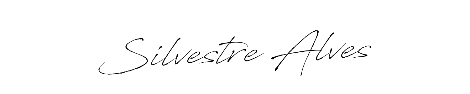 How to make Silvestre Alves signature? Antro_Vectra is a professional autograph style. Create handwritten signature for Silvestre Alves name. Silvestre Alves signature style 6 images and pictures png