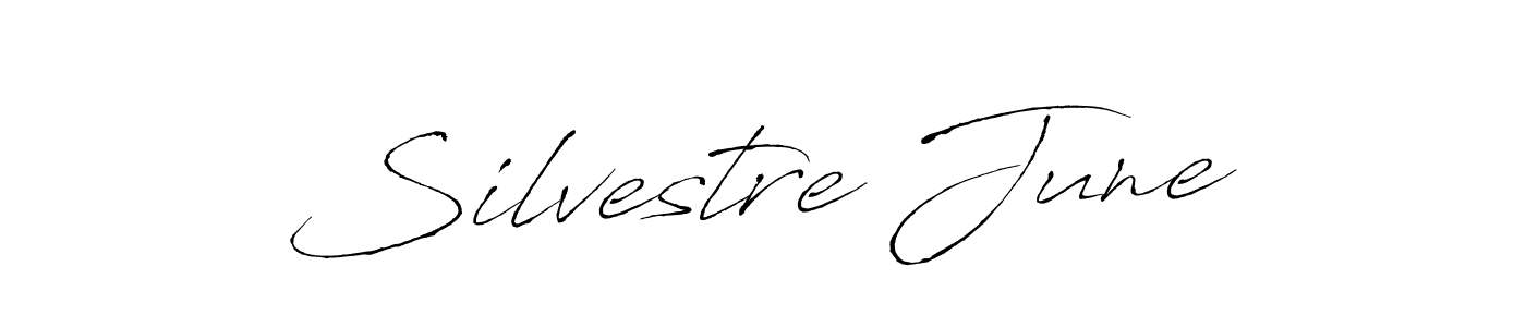 The best way (Antro_Vectra) to make a short signature is to pick only two or three words in your name. The name Silvestre June include a total of six letters. For converting this name. Silvestre June signature style 6 images and pictures png