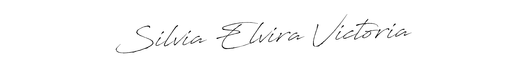 This is the best signature style for the Silvia Elvira Victoria name. Also you like these signature font (Antro_Vectra). Mix name signature. Silvia Elvira Victoria signature style 6 images and pictures png