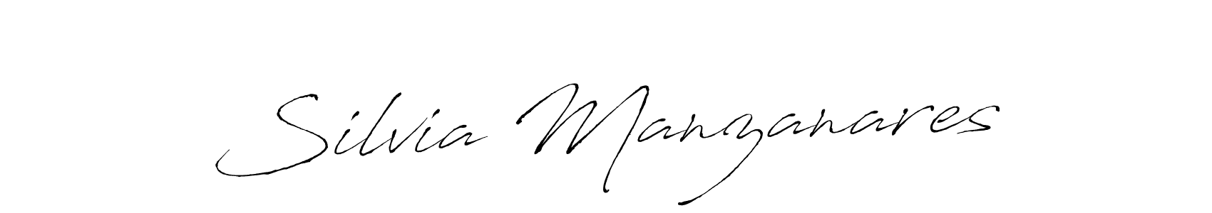 Make a beautiful signature design for name Silvia Manzanares. Use this online signature maker to create a handwritten signature for free. Silvia Manzanares signature style 6 images and pictures png