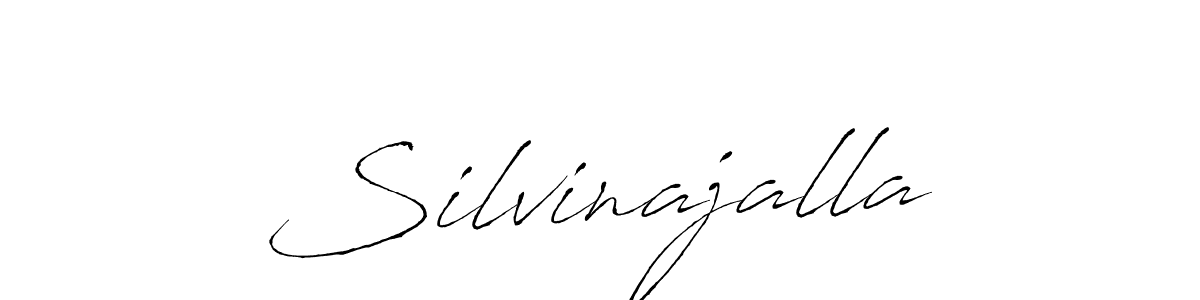 Create a beautiful signature design for name Silvinajalla. With this signature (Antro_Vectra) fonts, you can make a handwritten signature for free. Silvinajalla signature style 6 images and pictures png