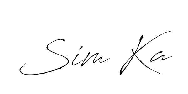Make a beautiful signature design for name Sim Ka. Use this online signature maker to create a handwritten signature for free. Sim Ka signature style 6 images and pictures png