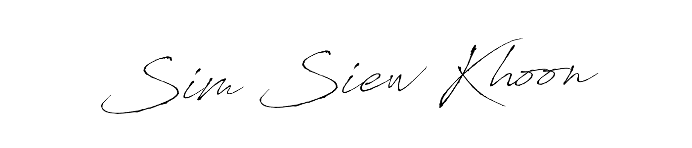 Similarly Antro_Vectra is the best handwritten signature design. Signature creator online .You can use it as an online autograph creator for name Sim Siew Khoon. Sim Siew Khoon signature style 6 images and pictures png