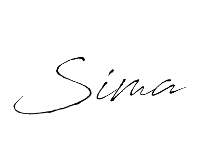 You should practise on your own different ways (Antro_Vectra) to write your name (Sima) in signature. don't let someone else do it for you. Sima signature style 6 images and pictures png