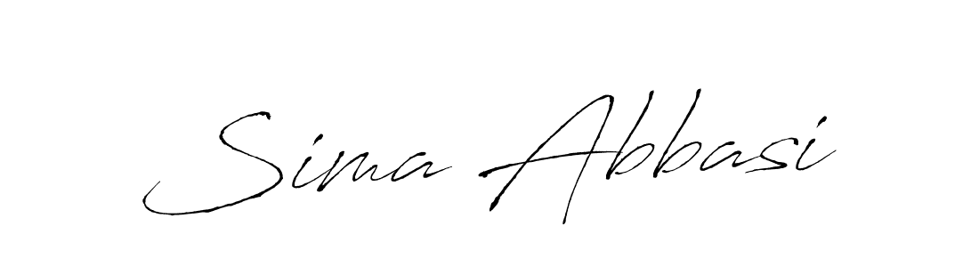 How to make Sima Abbasi signature? Antro_Vectra is a professional autograph style. Create handwritten signature for Sima Abbasi name. Sima Abbasi signature style 6 images and pictures png