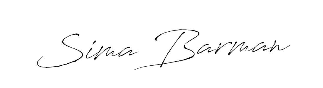 How to make Sima Barman name signature. Use Antro_Vectra style for creating short signs online. This is the latest handwritten sign. Sima Barman signature style 6 images and pictures png