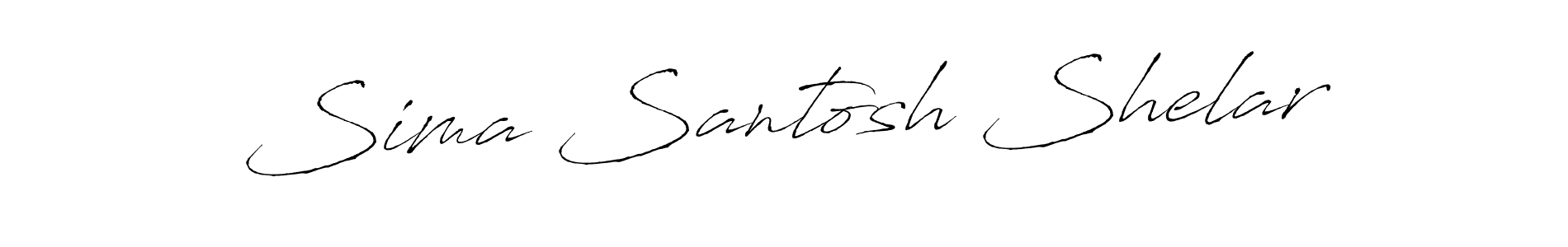 Make a short Sima Santosh Shelar signature style. Manage your documents anywhere anytime using Antro_Vectra. Create and add eSignatures, submit forms, share and send files easily. Sima Santosh Shelar signature style 6 images and pictures png