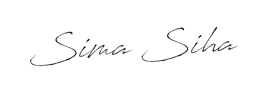 Also we have Sima Siha name is the best signature style. Create professional handwritten signature collection using Antro_Vectra autograph style. Sima Siha signature style 6 images and pictures png