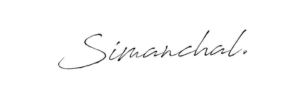 if you are searching for the best signature style for your name Simanchal.. so please give up your signature search. here we have designed multiple signature styles  using Antro_Vectra. Simanchal. signature style 6 images and pictures png