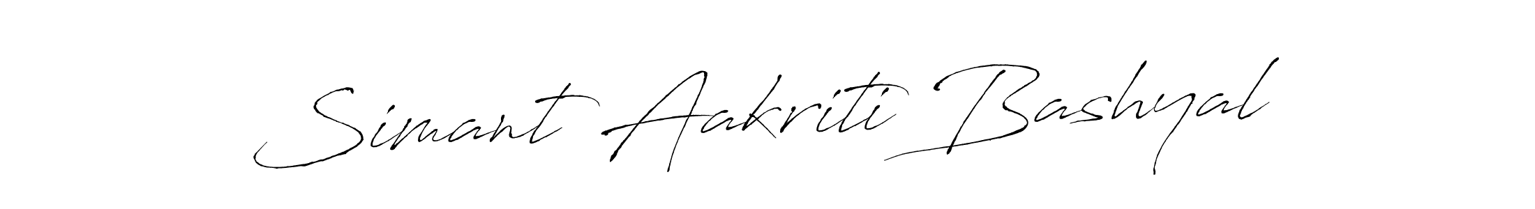 if you are searching for the best signature style for your name Simant Aakriti Bashyal. so please give up your signature search. here we have designed multiple signature styles  using Antro_Vectra. Simant Aakriti Bashyal signature style 6 images and pictures png