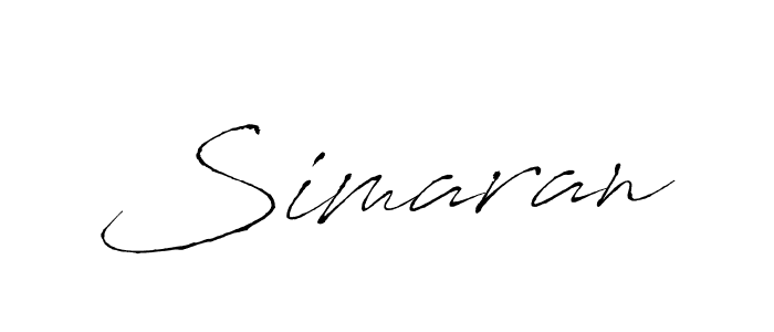 Also we have Simaran name is the best signature style. Create professional handwritten signature collection using Antro_Vectra autograph style. Simaran signature style 6 images and pictures png