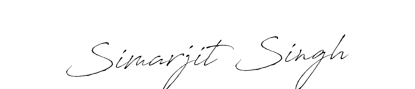 Antro_Vectra is a professional signature style that is perfect for those who want to add a touch of class to their signature. It is also a great choice for those who want to make their signature more unique. Get Simarjit Singh name to fancy signature for free. Simarjit Singh signature style 6 images and pictures png