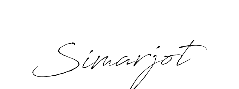 Simarjot stylish signature style. Best Handwritten Sign (Antro_Vectra) for my name. Handwritten Signature Collection Ideas for my name Simarjot. Simarjot signature style 6 images and pictures png